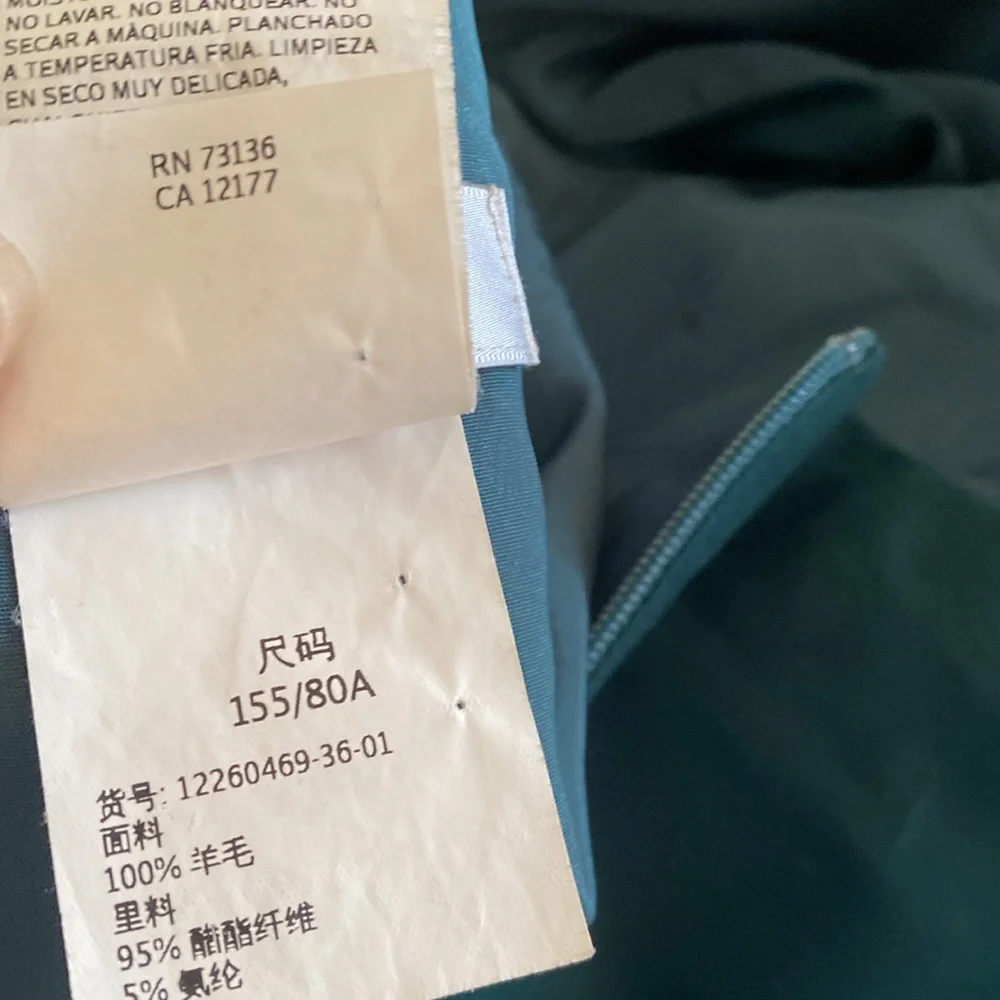 MaxMara 2 Wool Ruched Dress - Picture 11 of 12
